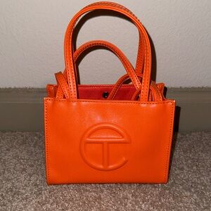 Telfar Bright Orange Mini Bag